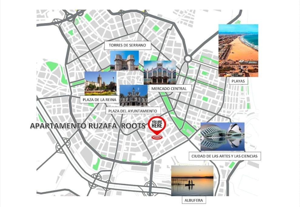 Apartment Ruzafa Roots, 12 Min To Centre, Smart Tv, Wine Valensiya Dış mekan fotoğraf